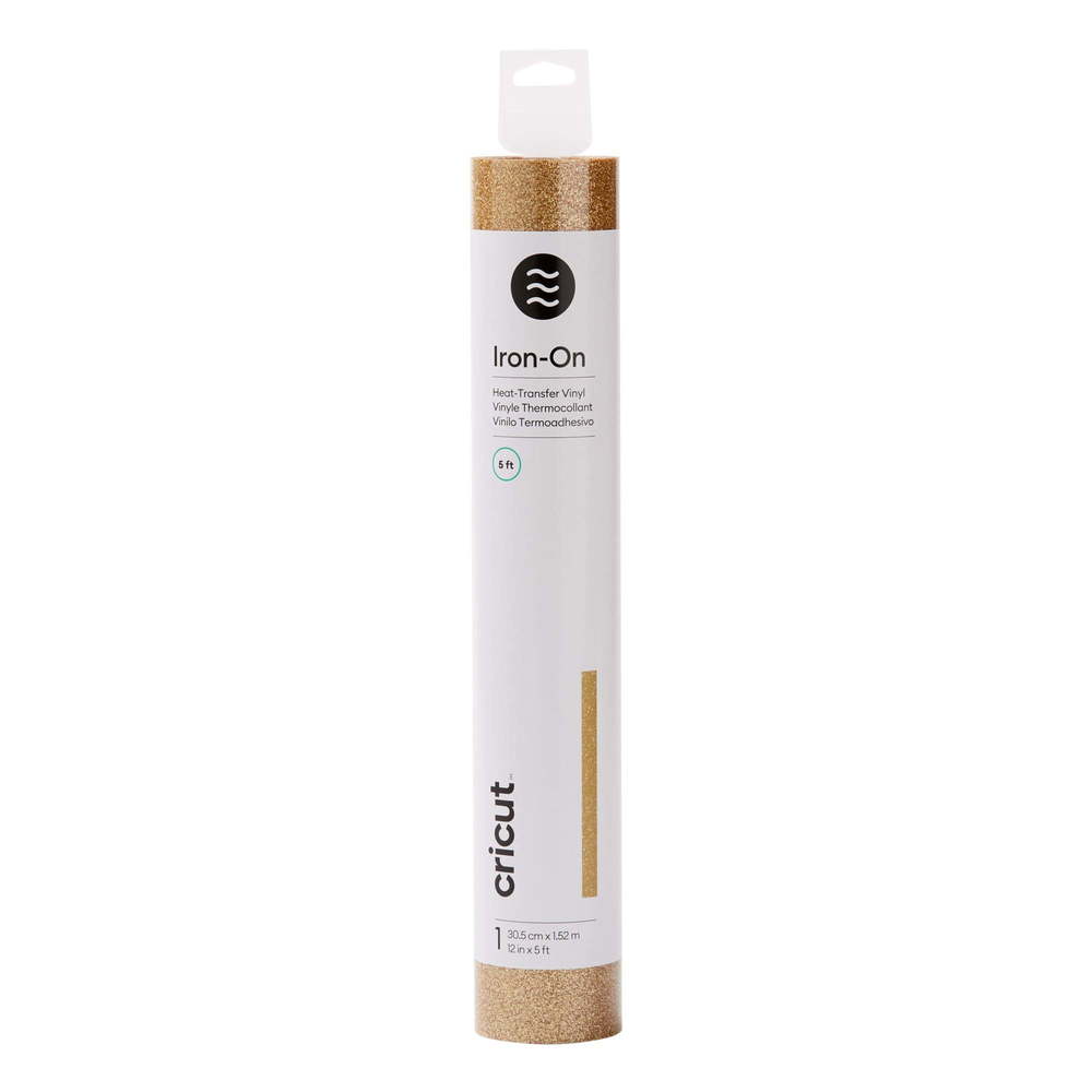 Cricut Glitter Iron-On (5 ft), Gold